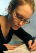 Medical editor at work